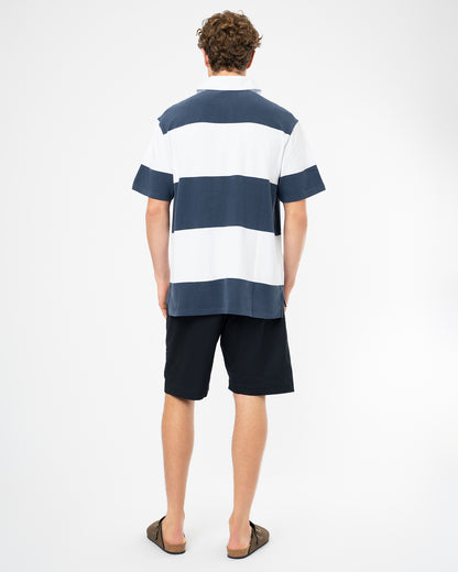 Sideline Polo - Navy White