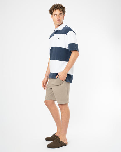 Sideline Polo - Navy White