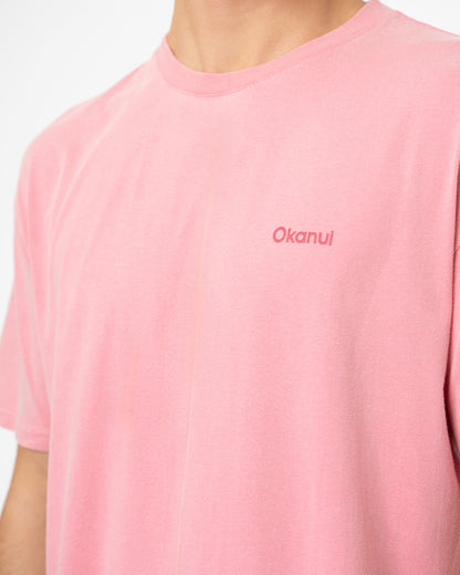 Mens Staple Boxy T'Shirt - Washed Rose