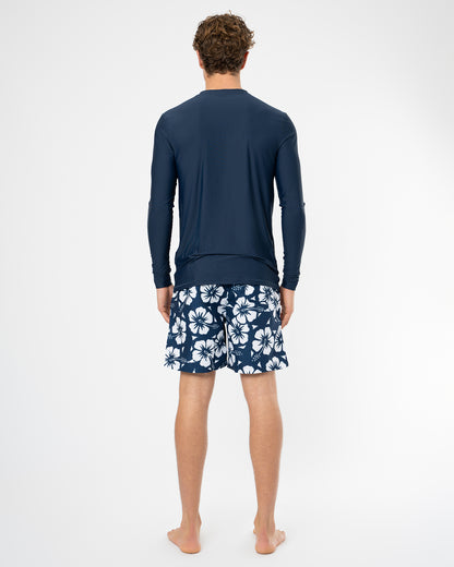 Mens Allday Rashie Long Sleeve - Navy