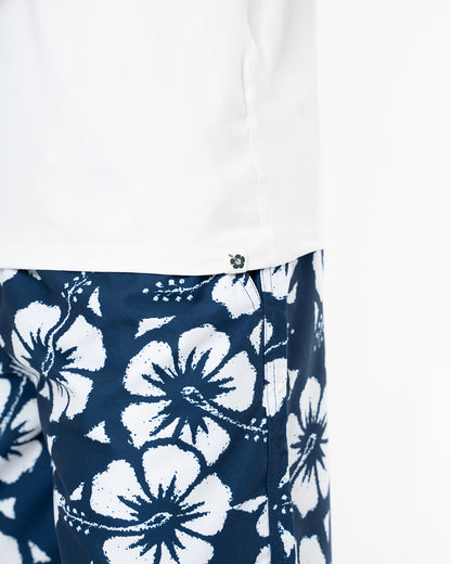 Mens Allday Rashie Short Sleeve - White