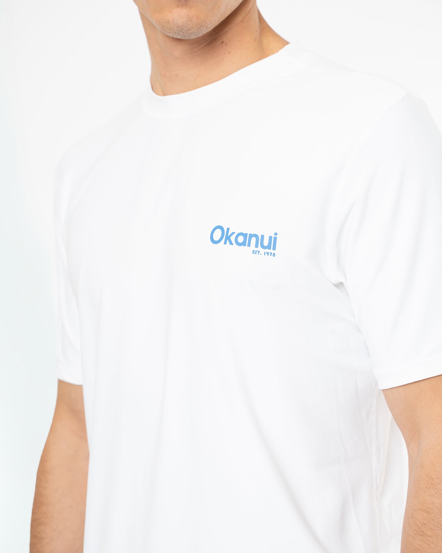 Mens Allday Rashie Short Sleeve - White