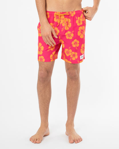 Mens Duo Swimshort - Stretch - Melon Pink
