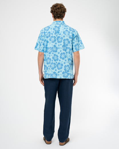 Mens Paradise SS Shirt - Malibu Mist