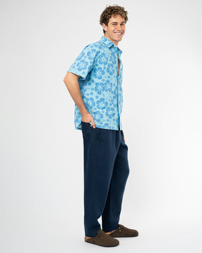 Mens Paradise SS Shirt - Malibu Mist