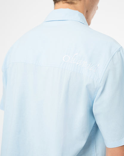 Mens Rinsed SS Shirt - Washed Ice