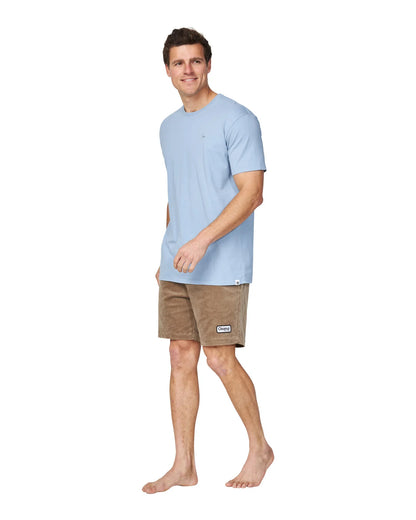 Mens - T-Shirt - Staple Tee - Steel Blue