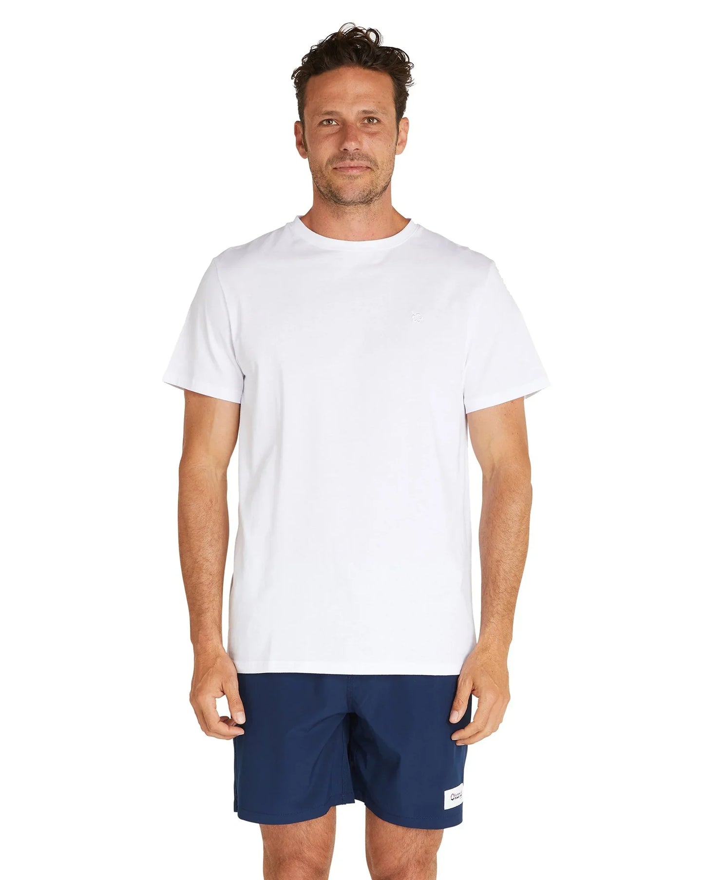 Mens - T-Shirt - Staple - White Tonal