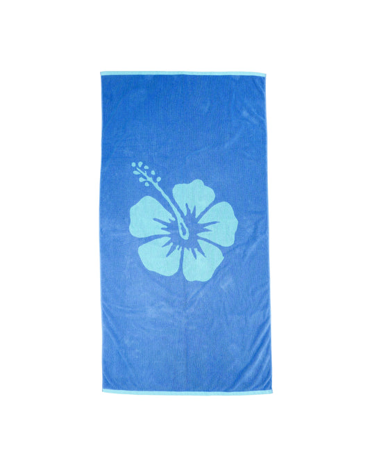 Hibiscus Beach Towel - Malibu Mist