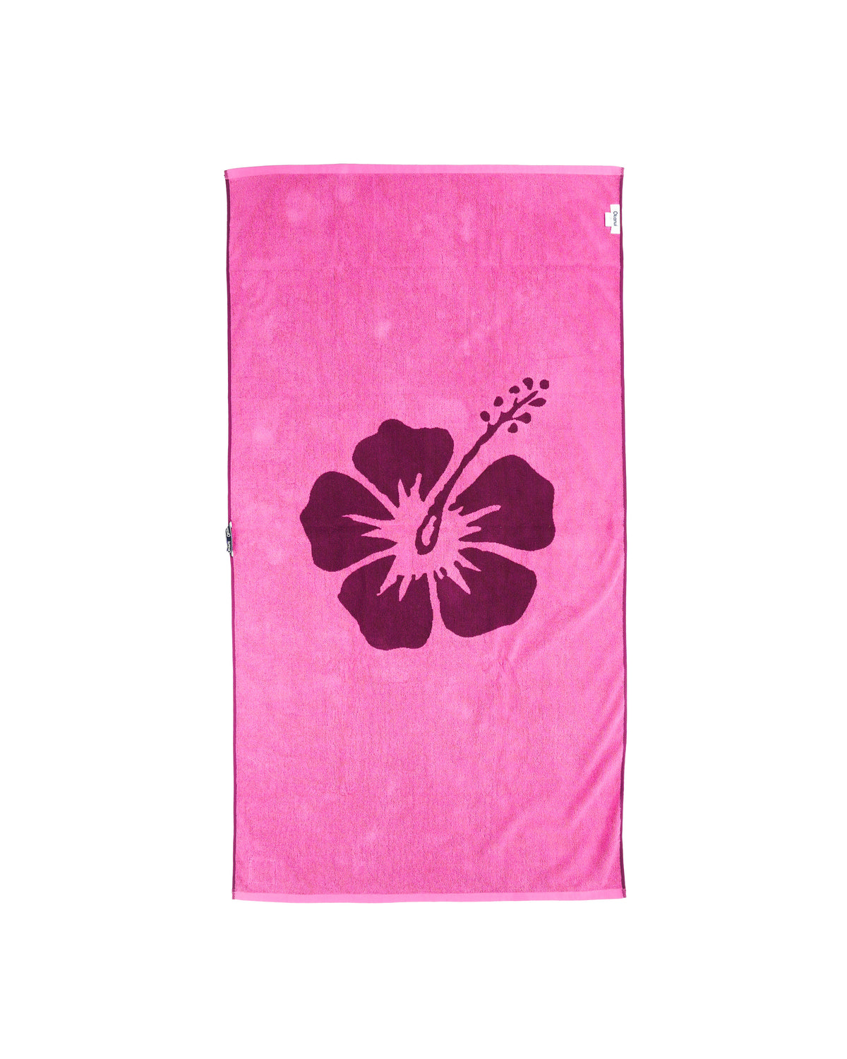 Hibiscus Beach Towel - Berry Lilac