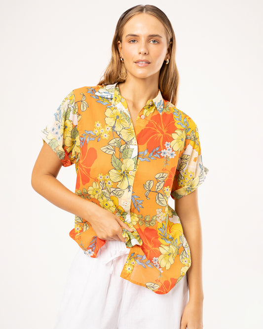 Dahlia SS Shirt - Honeybloom
