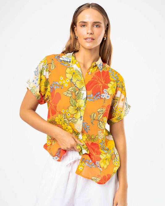 Dahlia SS Shirt - Honeybloom