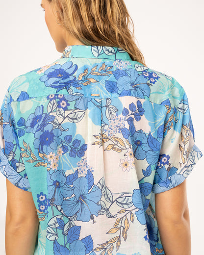 Dahlia SS Shirt - Malibu Fields