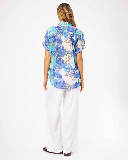 Dahlia SS Shirt - Malibu Fields