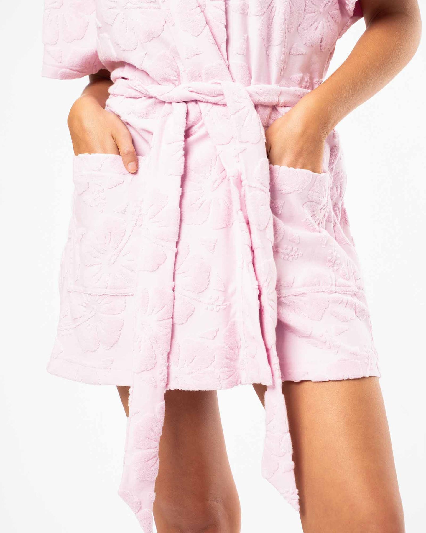 Dawn Terry Robe - Hibiscus Pale Pink
