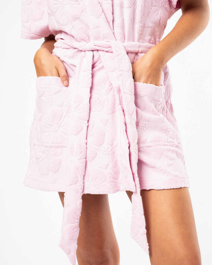 Dawn Terry Robe - Hibiscus Pale Pink