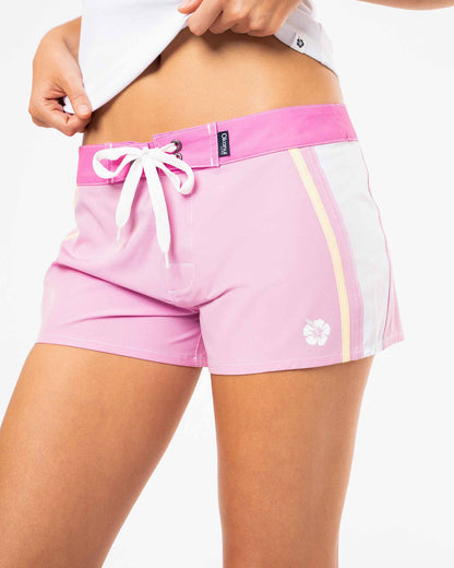 Short Board Short - Pink Lilac