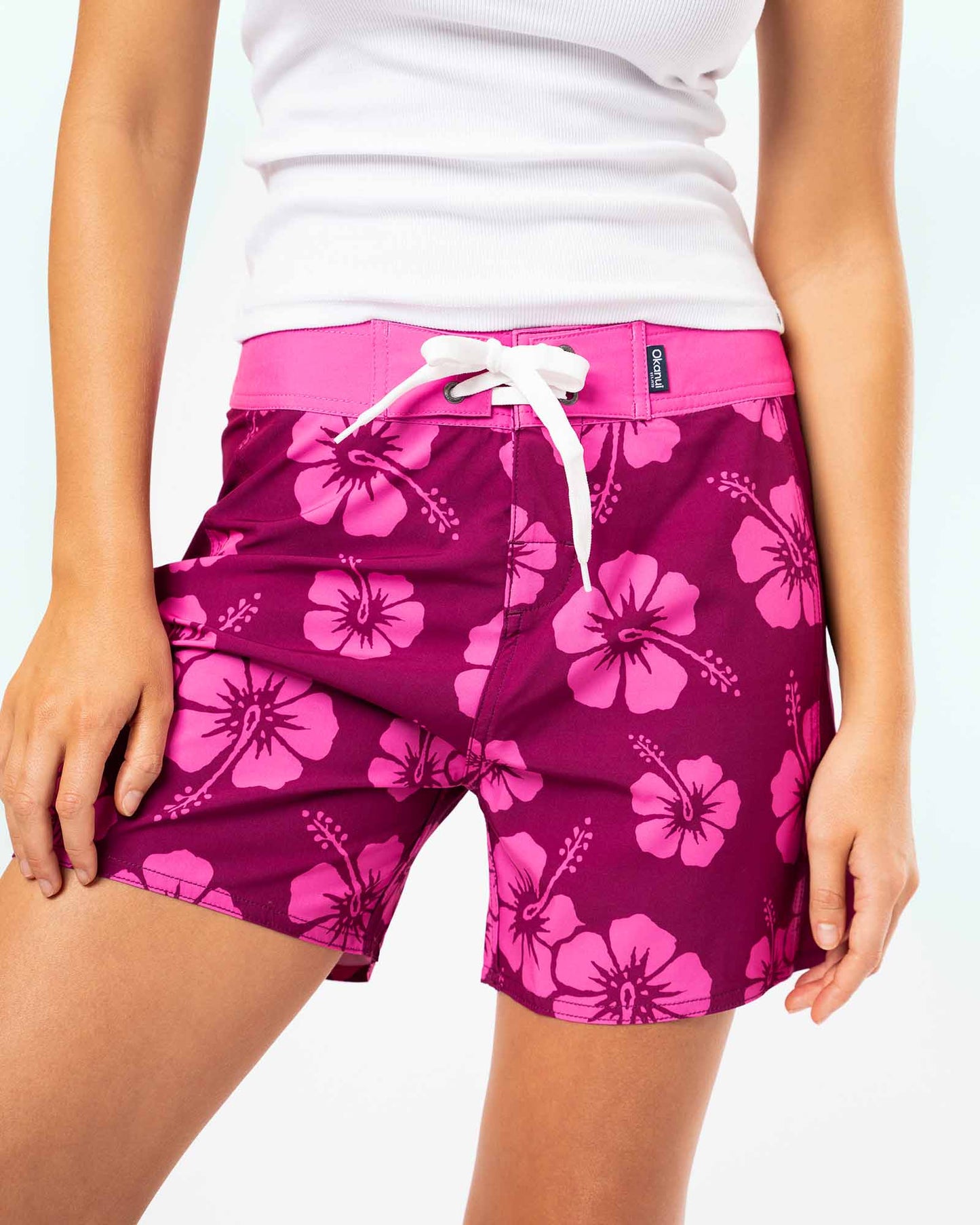 These Days Mid Length Boardshort -Berry Lilac