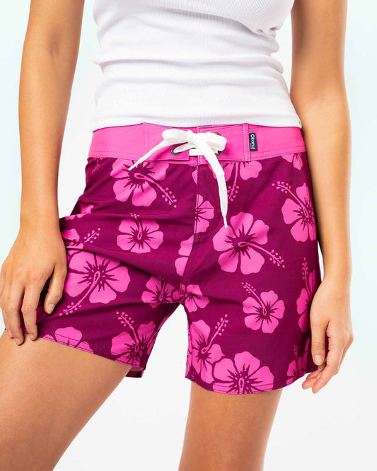 These Days Mid Length Boardshort -Berry Lilac