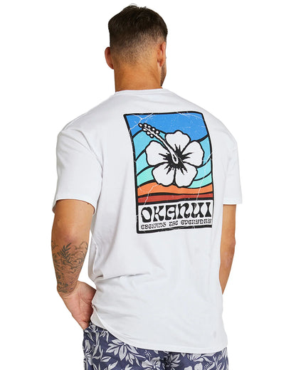Mens -  T-Shirt  - Soundwave - White