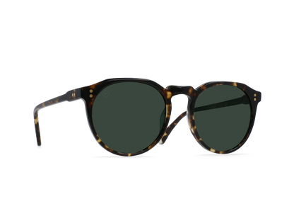 RAEN - Sunglasses - REMMY - Brindle Tortoise / Green Polarized - 49