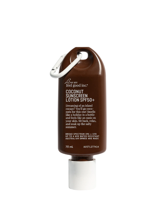We Are Feel Good - Coconut Sunscreen Lotion SPF50+ Traveller (75mL)