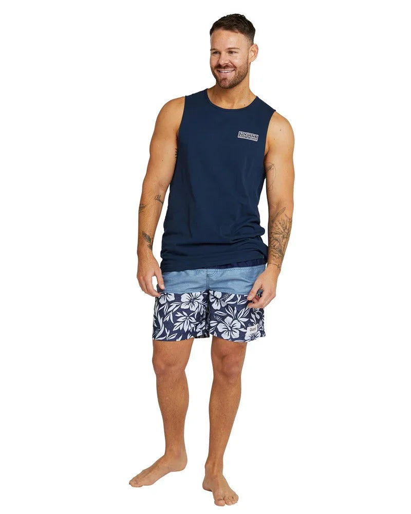 Mens - Tank Singlet - Soundwave - White