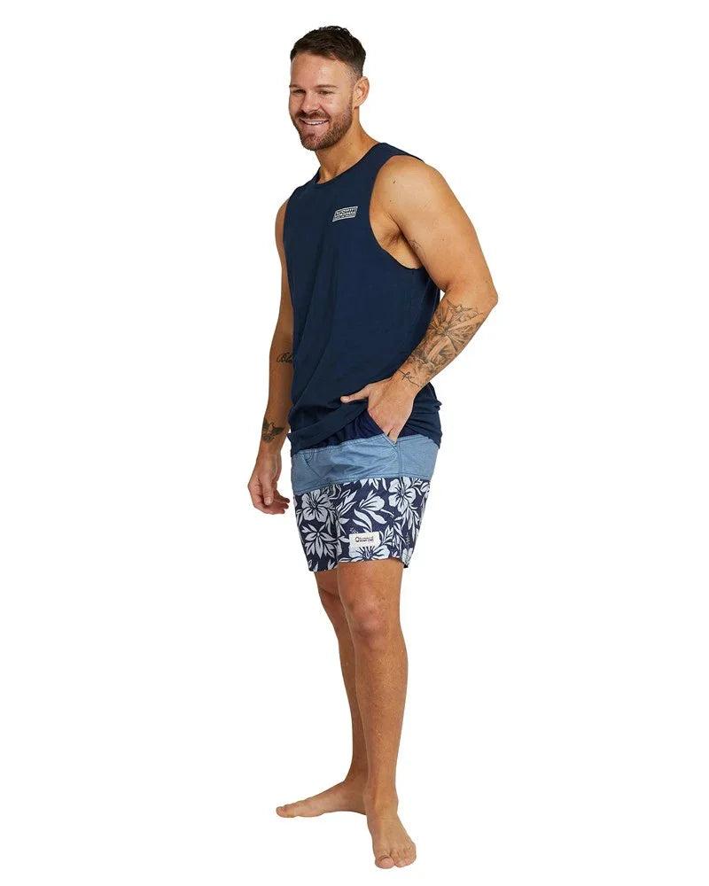 Mens - Tank Singlet - Soundwave - White