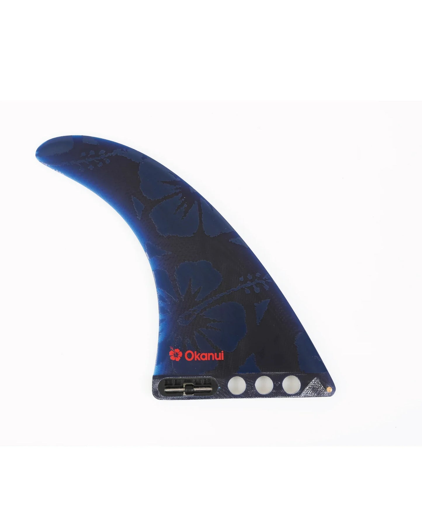 Longboard Fin - FCS X Okanui - Navy - 9 Inch