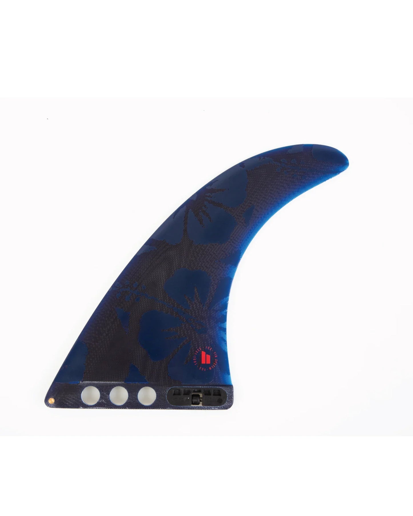 Longboard Fin - FCS X Okanui - Navy - 9 Inch