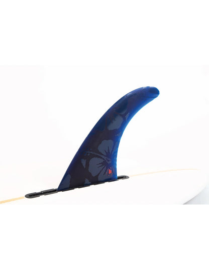 Longboard Fin - FCS X Okanui - Navy - 9 Inch