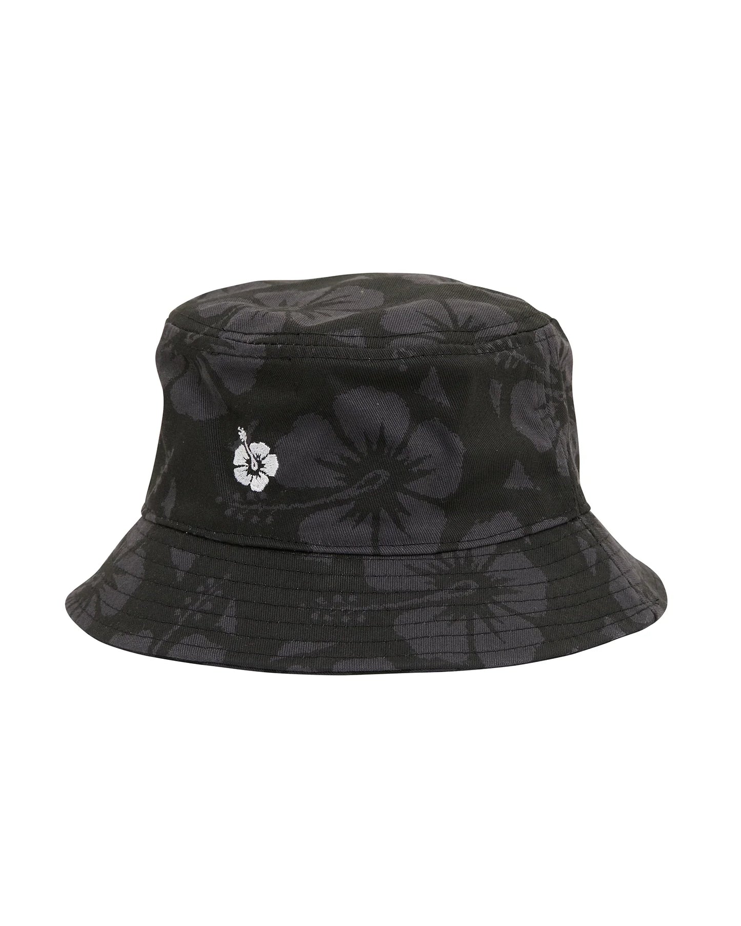Kids - Bucket Hat - Kaleidoscope Bucket Hat - Hibiscus Black