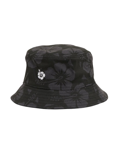 Kids - Bucket Hat - Kaleidoscope Bucket Hat - Hibiscus Black