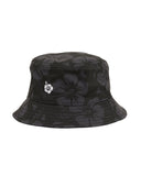 Kids - Bucket Hat - Kaleidoscope Bucket Hat - Hibiscus Black