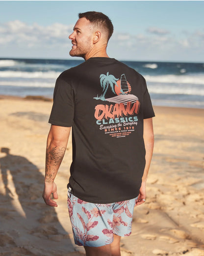 Mens -  T-Shirt  - Horizons - Black