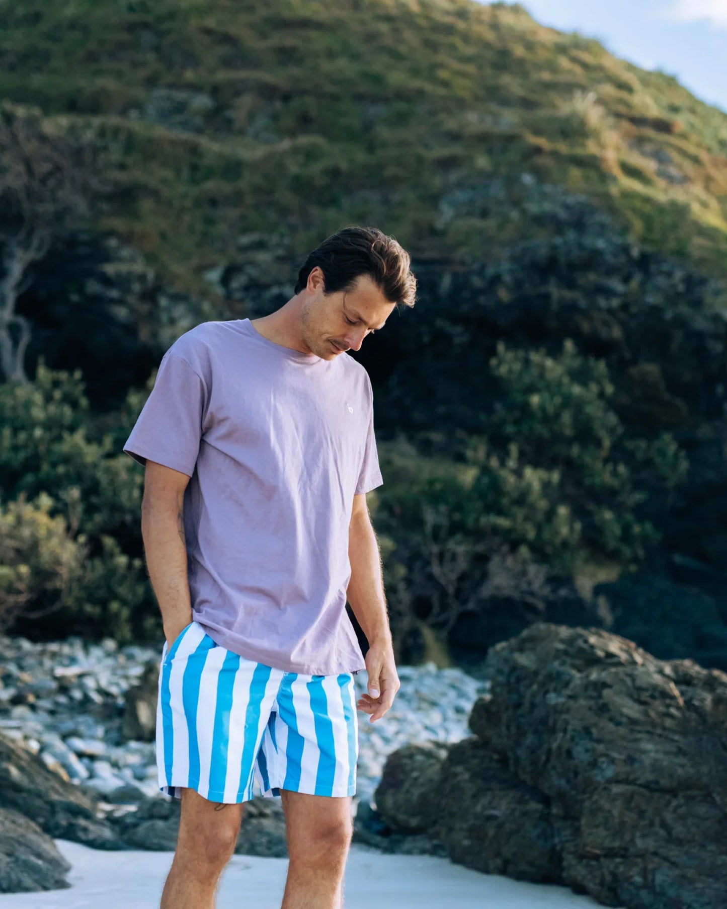 Mens -  T-Shirt  - Staple - Elderberry