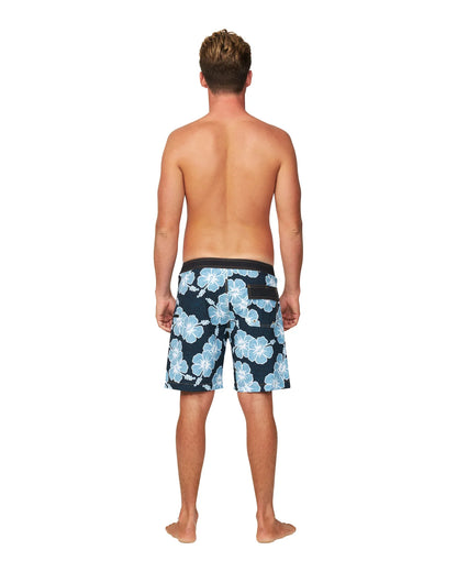 Mens - Boardrider Boardshort - Way Back when - Black Sky