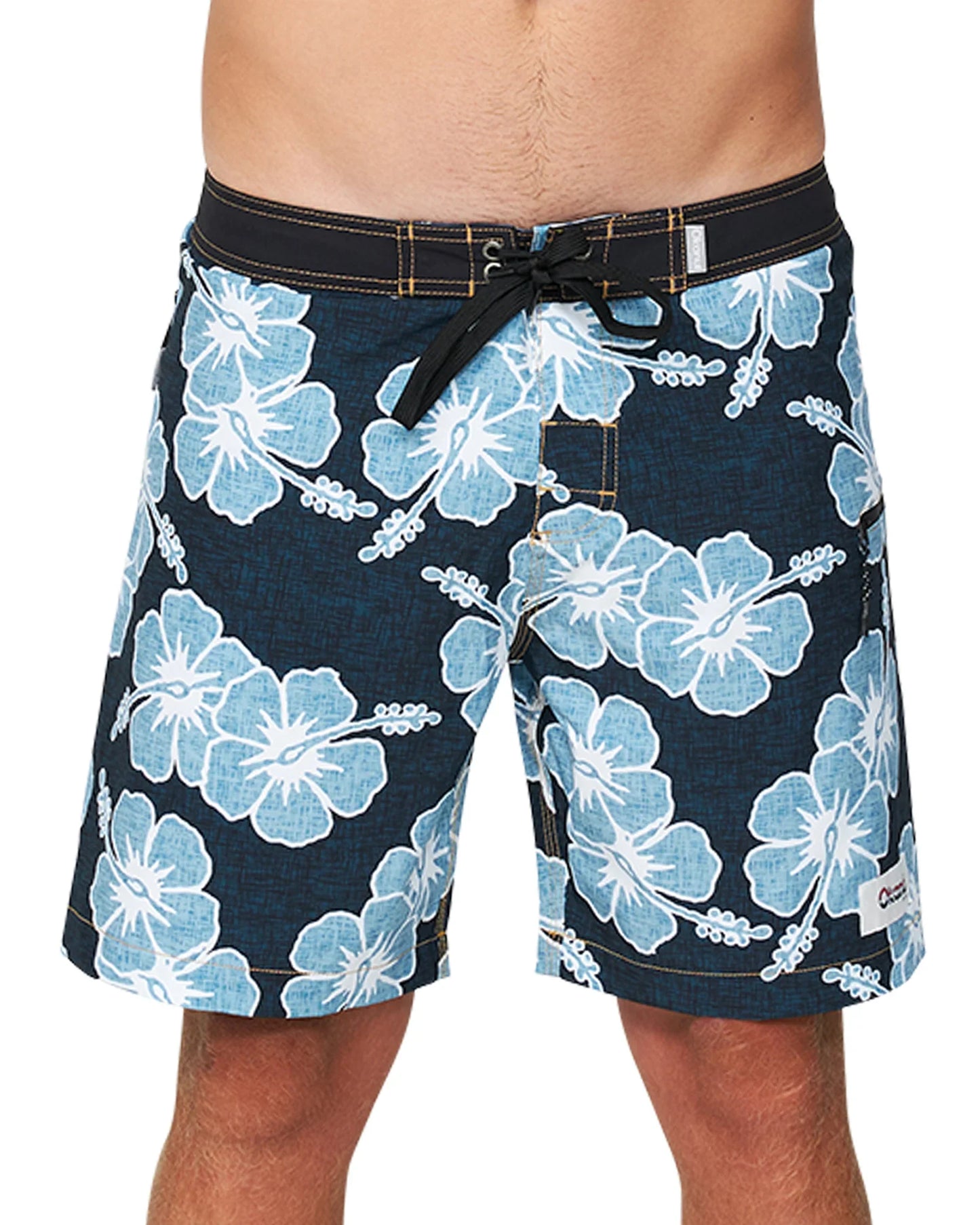 Mens - Boardrider Boardshort - Way Back when - Black Sky