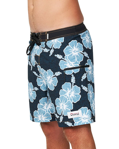Mens - Boardrider Boardshort - Way Back when - Black Sky