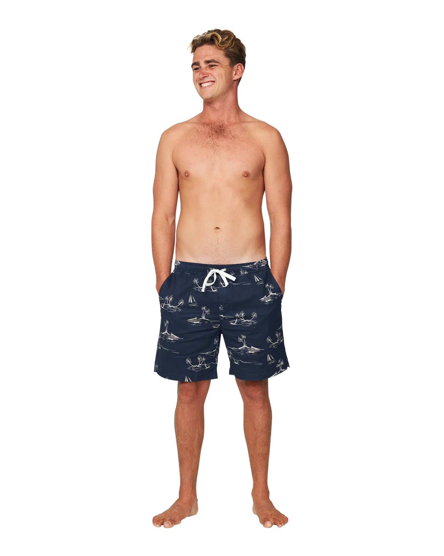 Mens - Heritage Walk Shorts - Below Deck - Navy