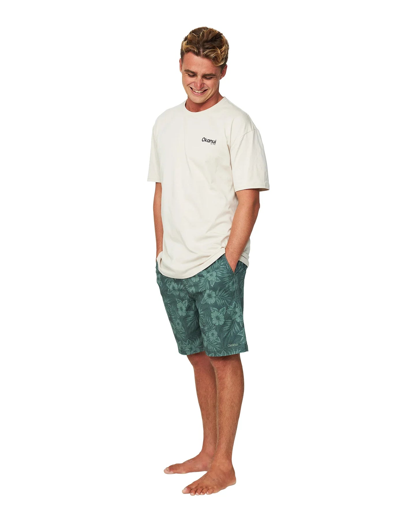 Mens - Heritage Walk Shorts - Hideaway - Seaglass