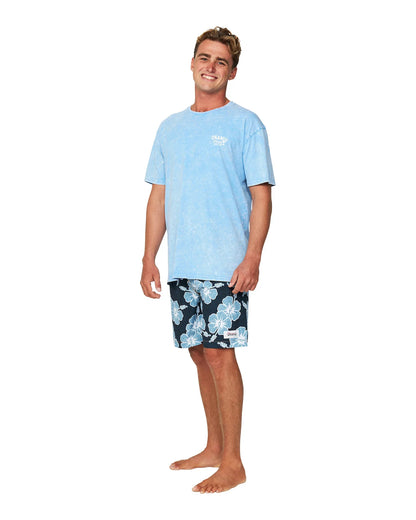 Mens - T-Shirt - Overhead - Rinse Blue