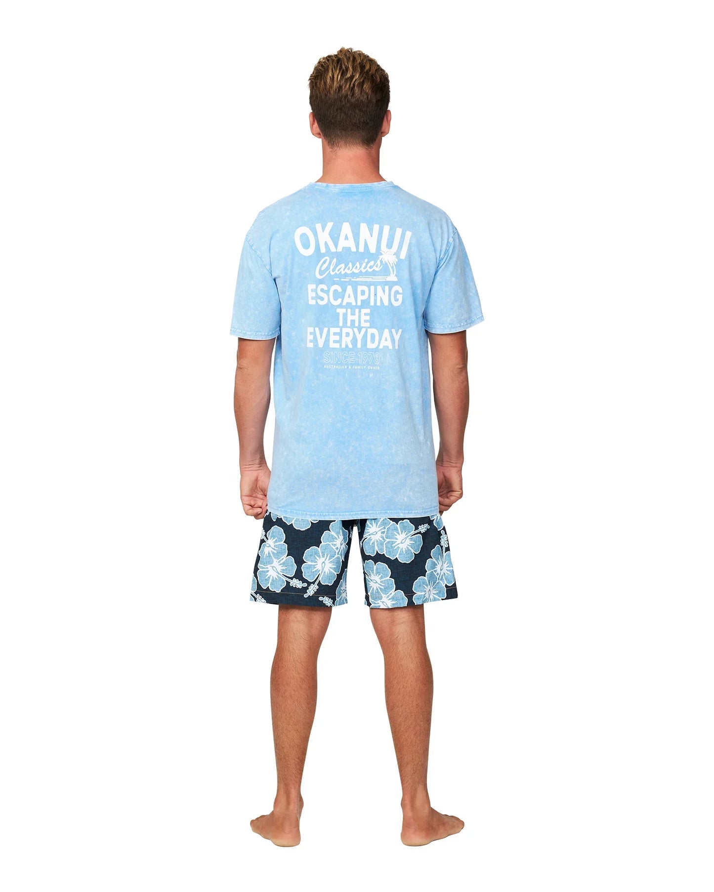 Mens - T-Shirt - Overhead - Rinse Blue