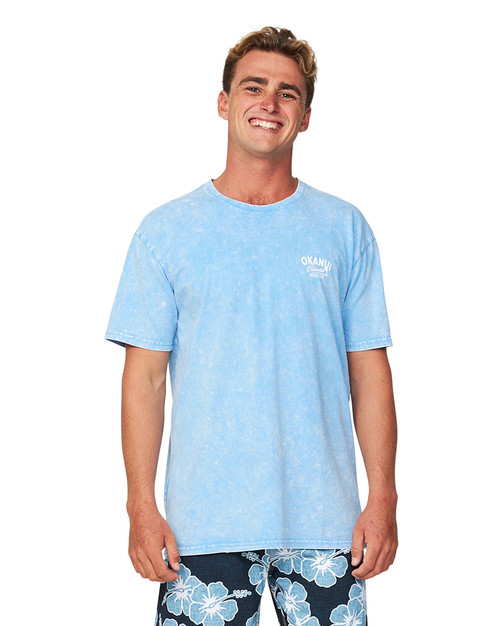 Mens - T-Shirt - Overhead - Rinse Blue
