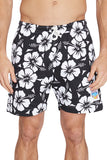 Mens - Classic Short Shorts - Hibiscus Black