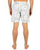 Mens - Classic Short Shorts - Hibiscus Cool Grey