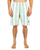 Mens - Classic Shorts - Stripe Mint - Australian Made