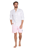 Mens - Classic Short Shorts - Hibiscus Pale Pink