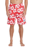 Mens - Classic Shorts - Hibiscus Red - Australian Made