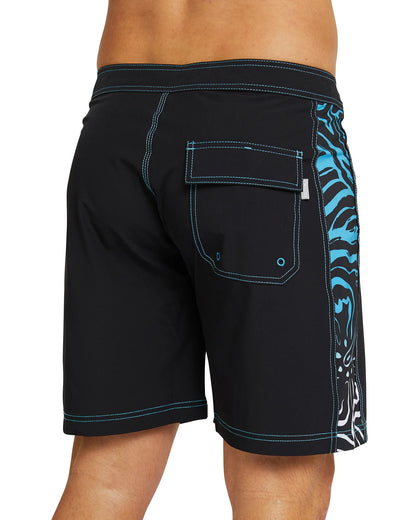 Mens - Boardrider Boardshort - Whirlpool - Black